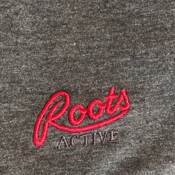 “ROOTS” Active Grey Sweatshirt Ladies Hoodie. - Picture 9 of 11